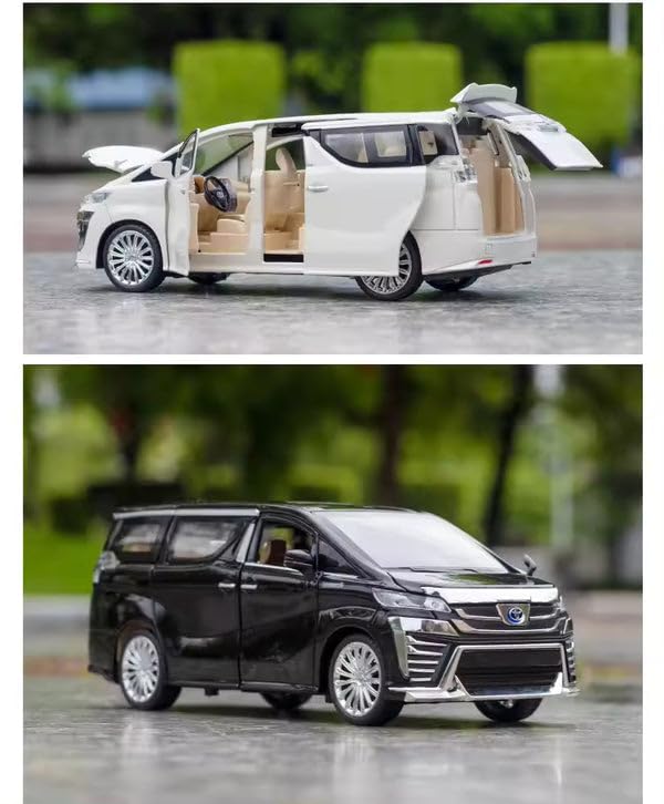 Metal car toyota vellfire,scale-1:24