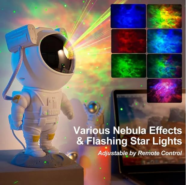 Astronaut Space Projector With Remote For Kids