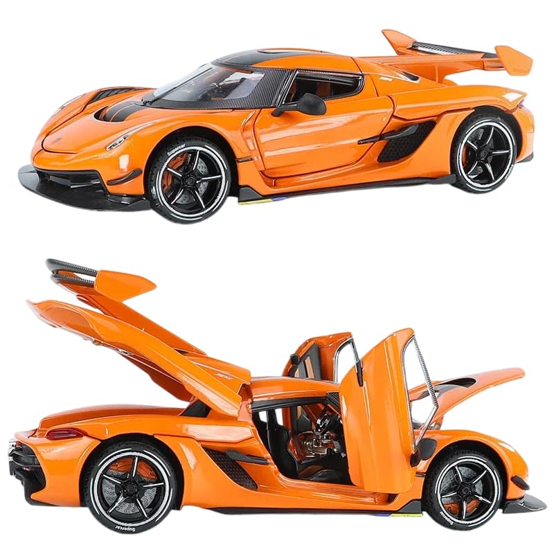 Metal car Koenigsegg jesko,scale-1:24