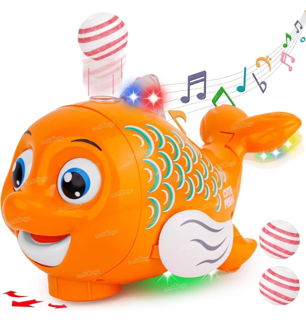 Musical Fish With Ball For KIds