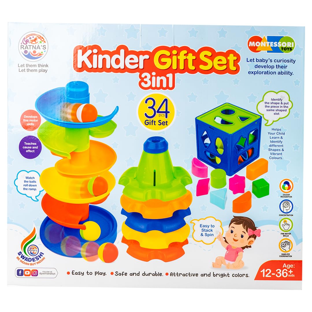 Kinder Gift Set 3 in 1 For Kids