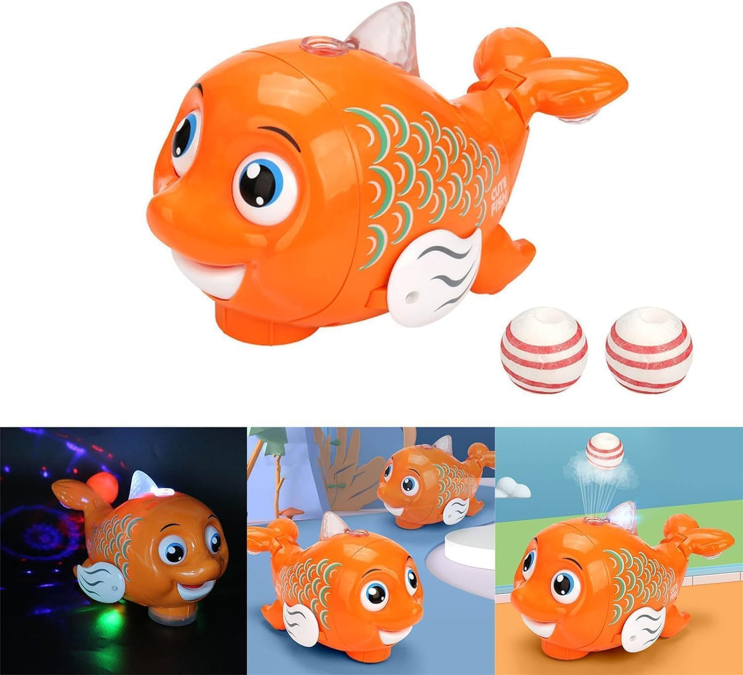 Musical Fish With Ball For KIds