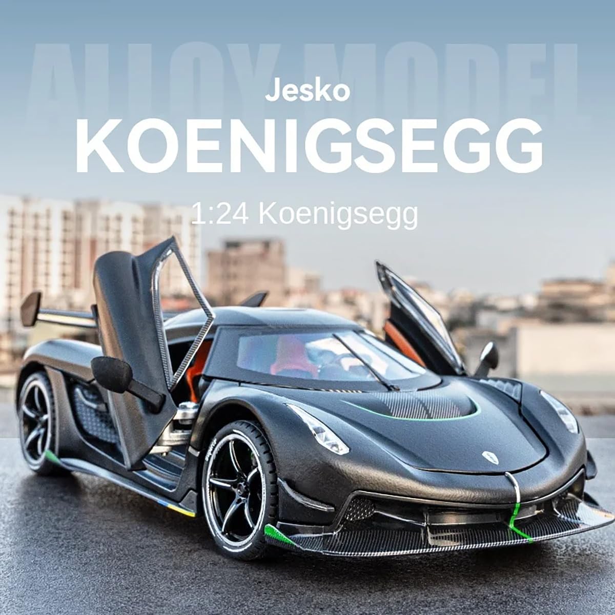 Metal car Koenigsegg jesko,scale-1:24