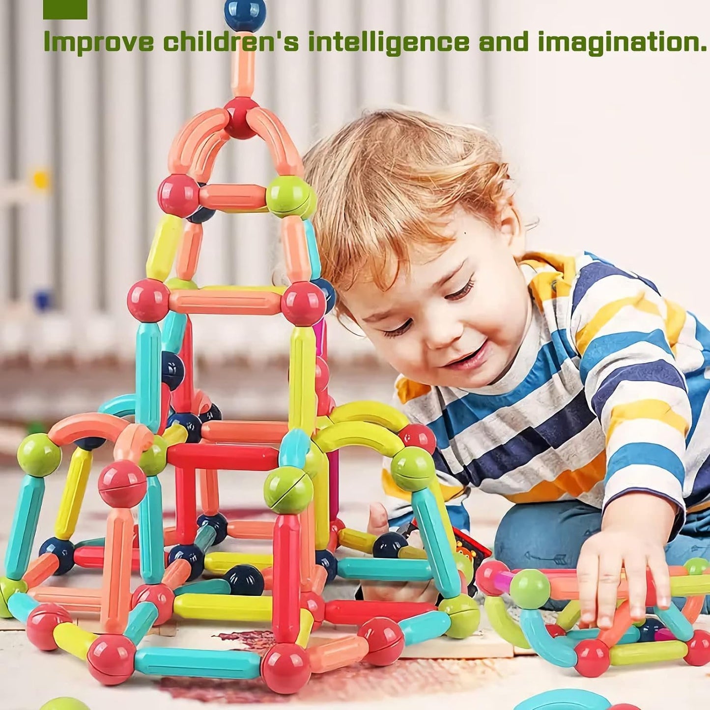 Magnetic Sticks For Kids (25pcs)