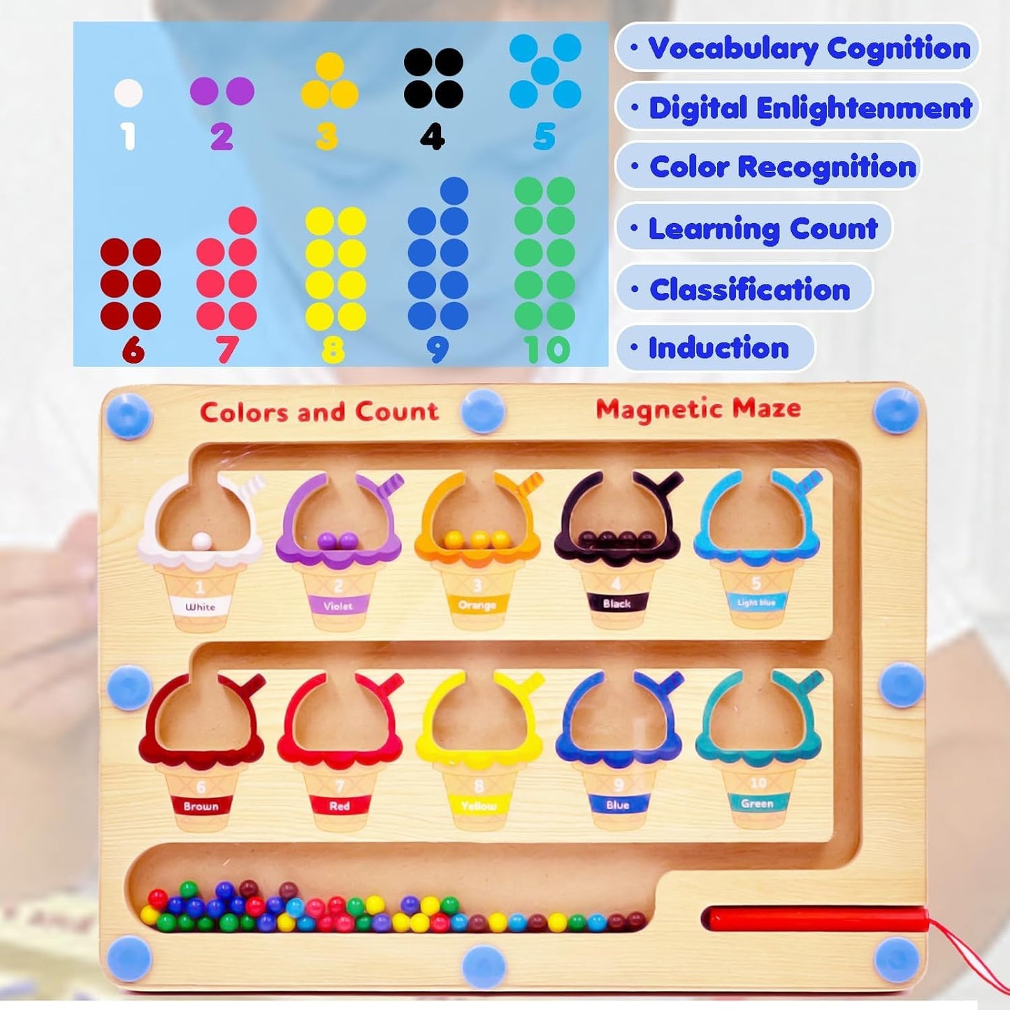 Magnetic Maze For Kids