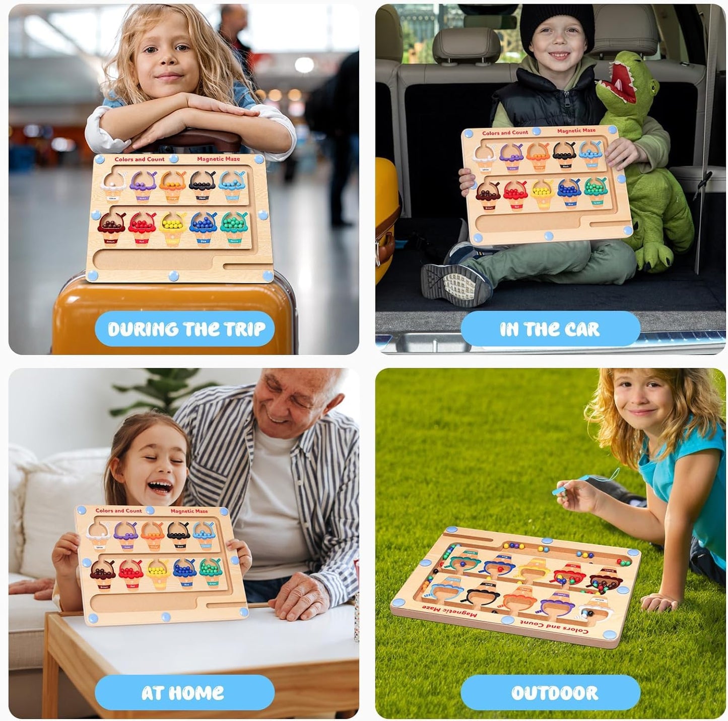 Magnetic Maze For Kids