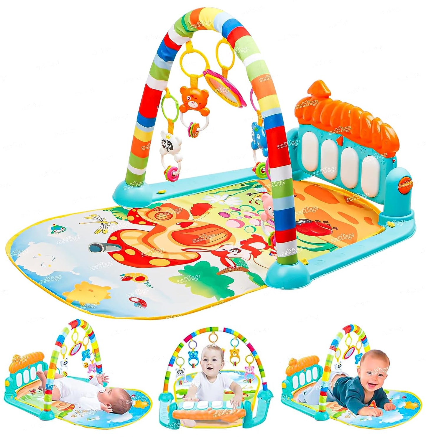 Baby Play Mat Gym For New Born Kids