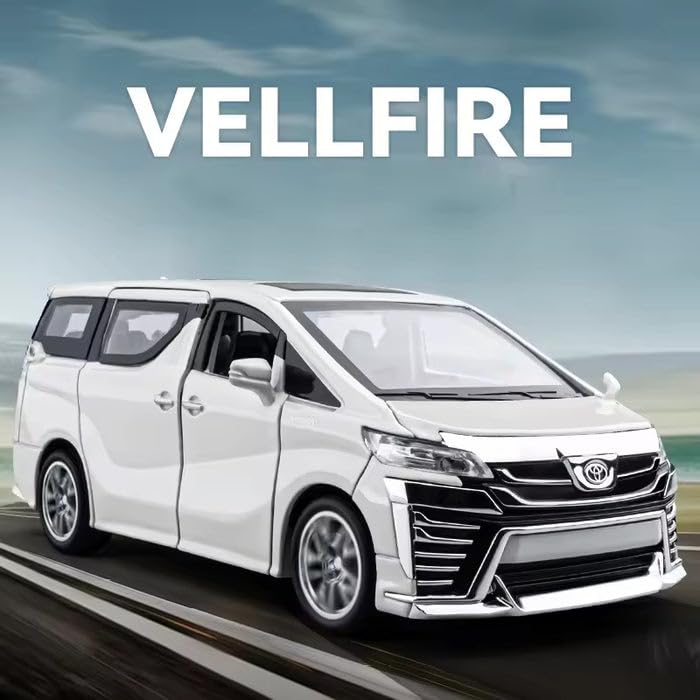 Metal car toyota vellfire,scale-1:24