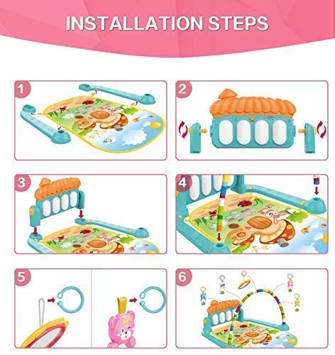 Baby Play Mat Gym For New Born Kids