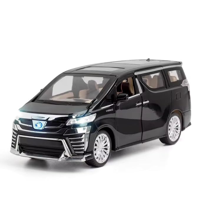 Metal car toyota vellfire,scale-1:24