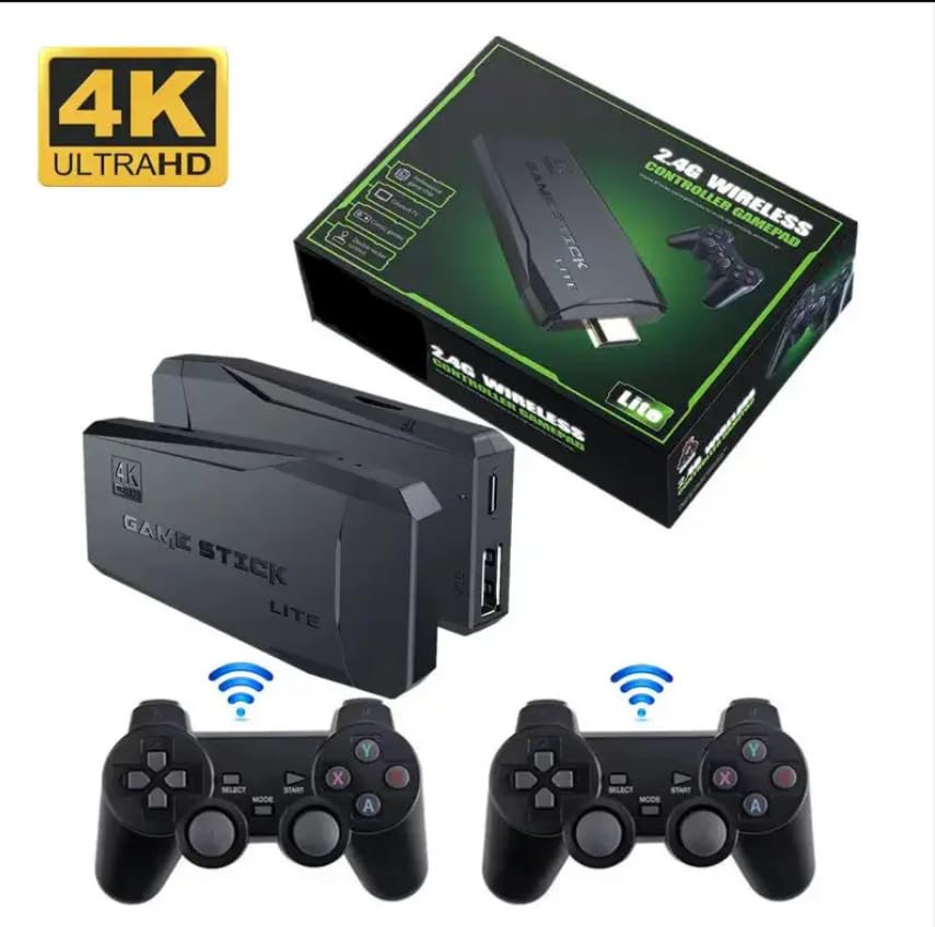 Wireless Video Game With Two Remotes
