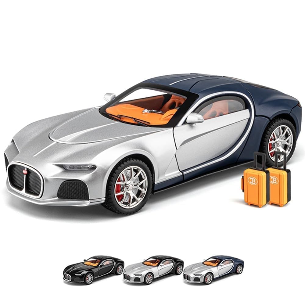Metal car Bugatti,scale-1:24