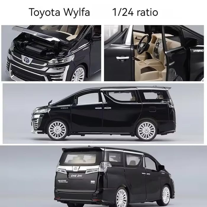 Metal car toyota vellfire,scale-1:24