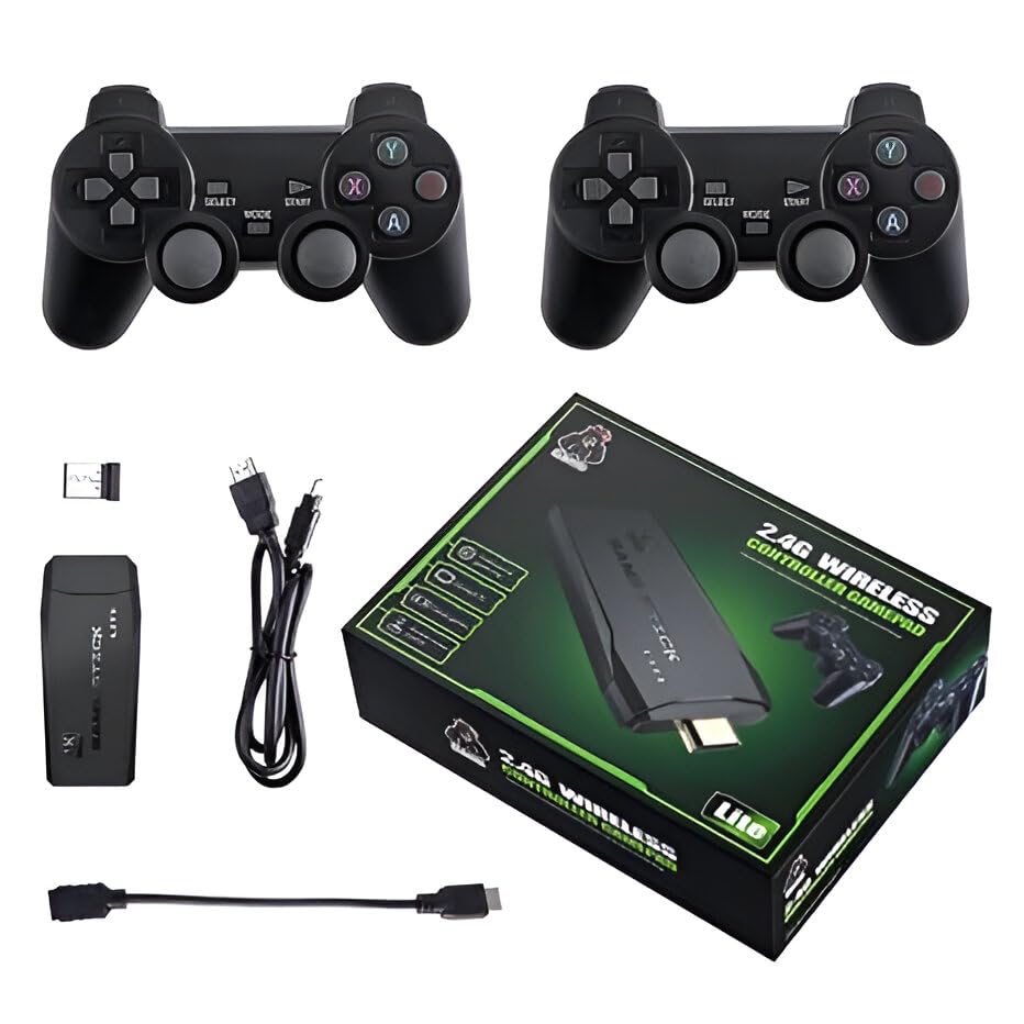 Wireless Video Game With Two Remotes