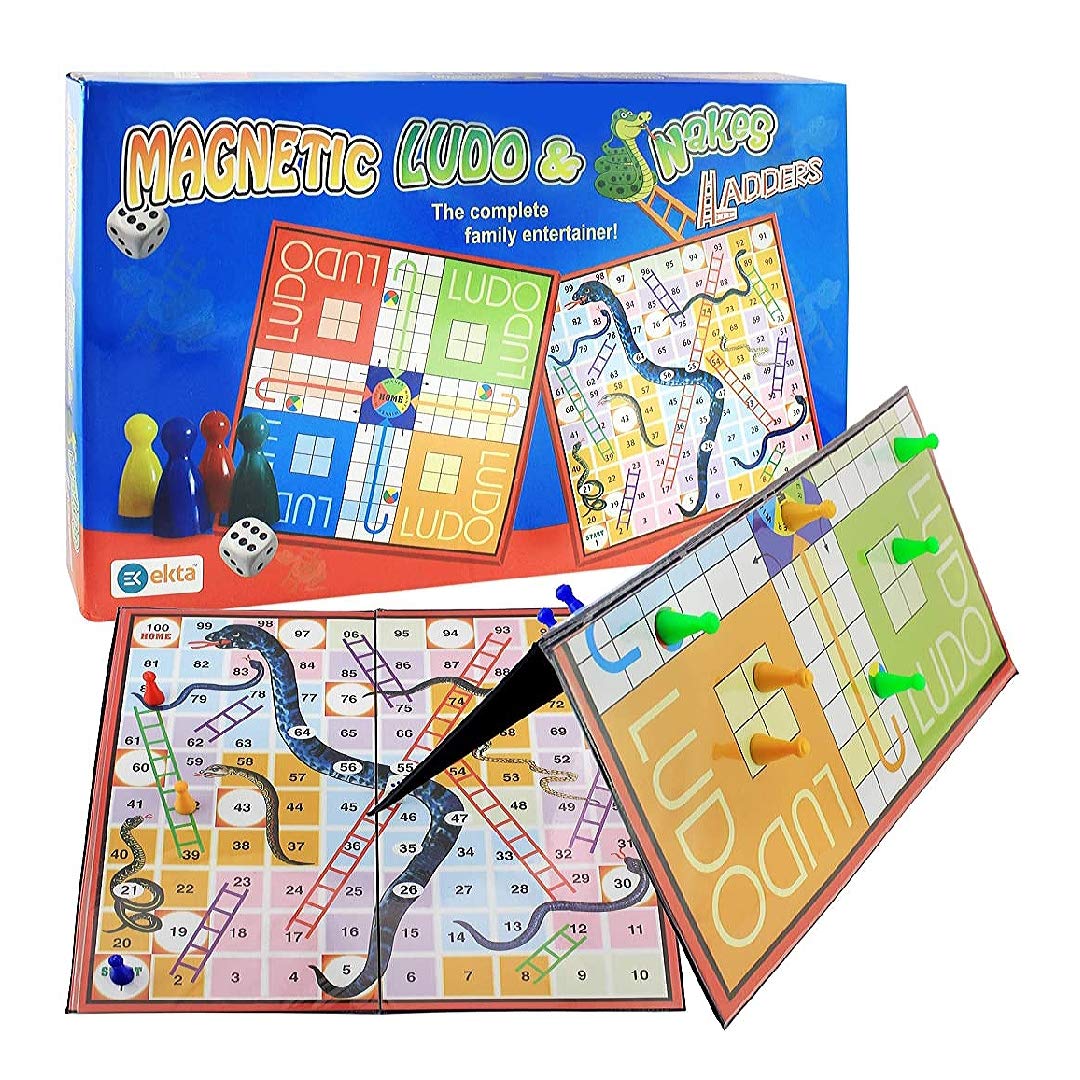 Magnetic Ludo And Snakes n Ladders