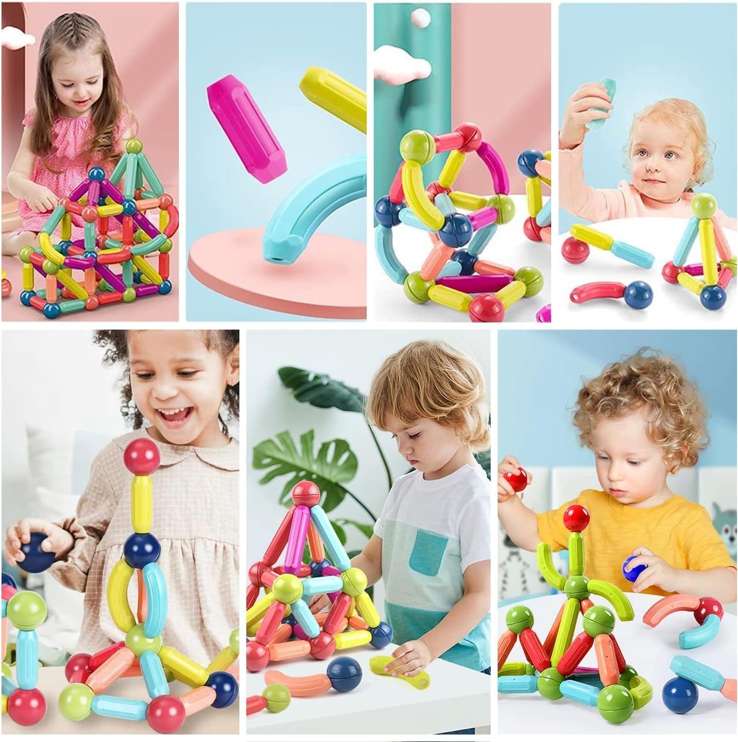 Magnetic Sticks For Kids (25pcs)