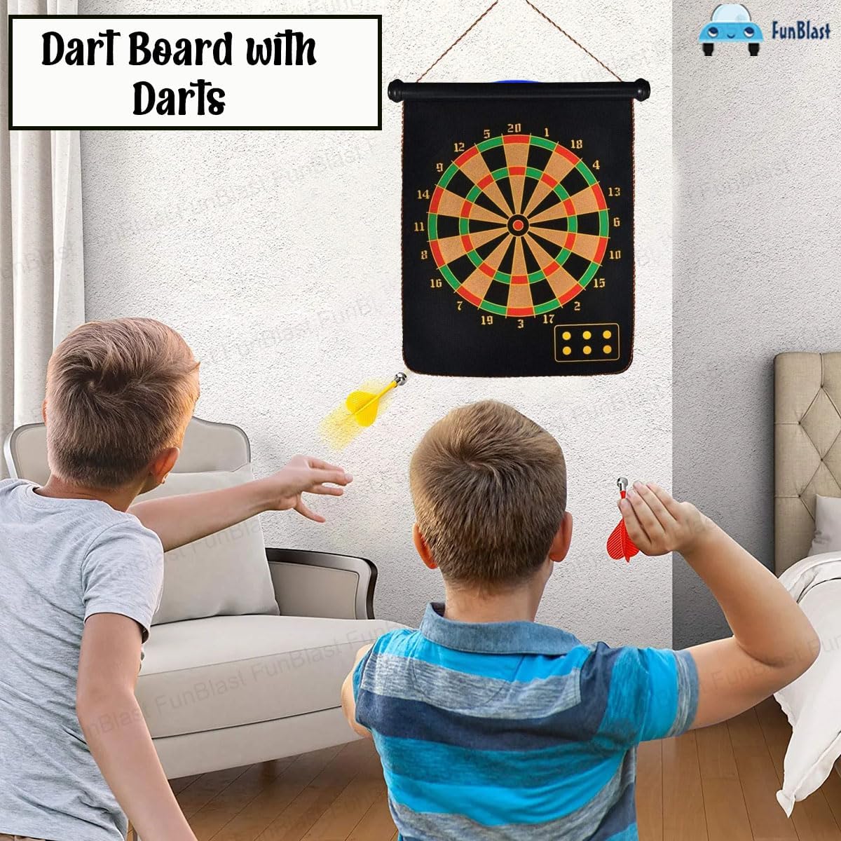 Magnetic Dartboard Game For Kids