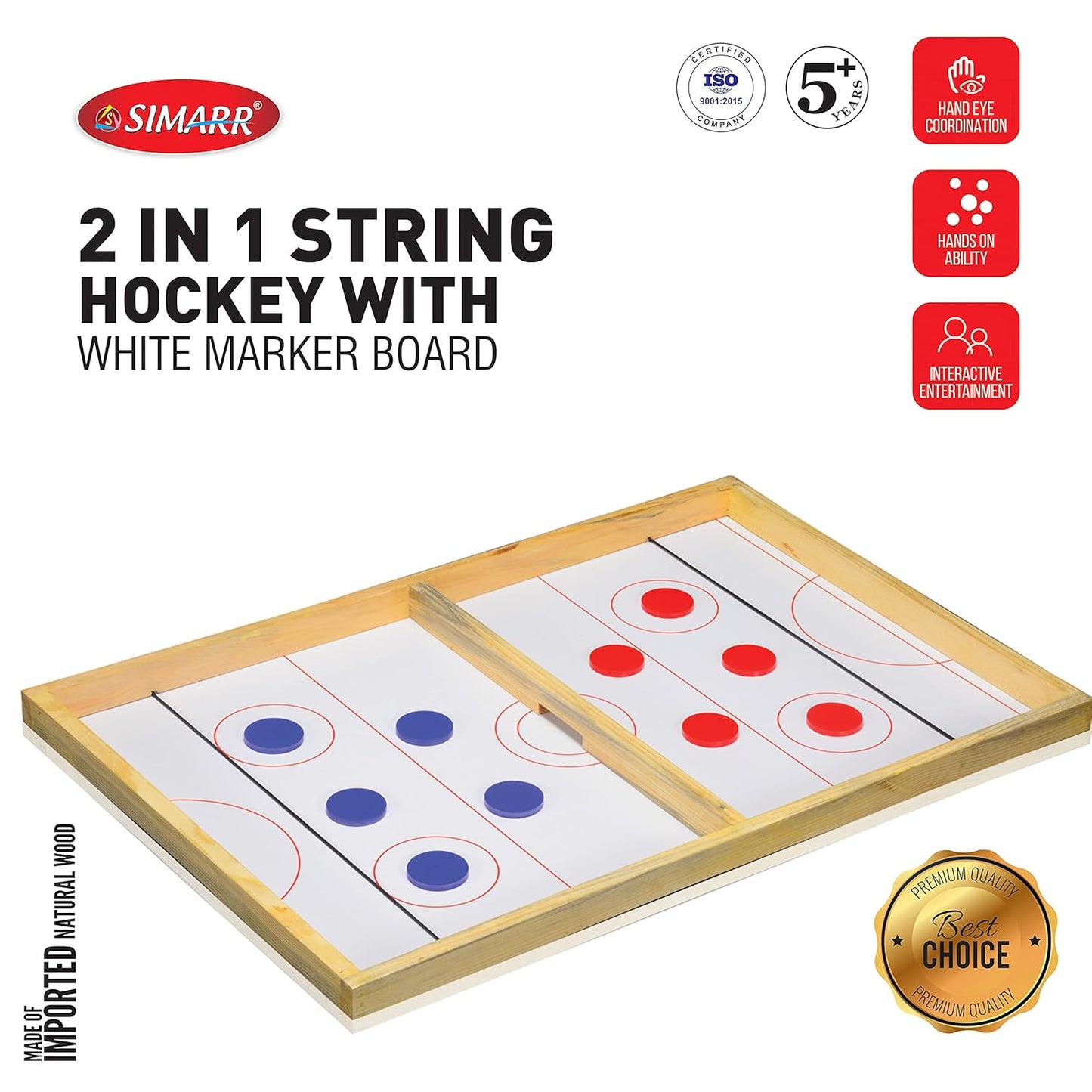 String Hockey Game With White Marker Board